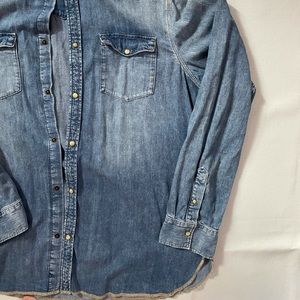 All Saints Men’s Denim button down